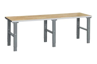WFI filebænk HD 500 m/egeparketsbordplade 2500x800 mm