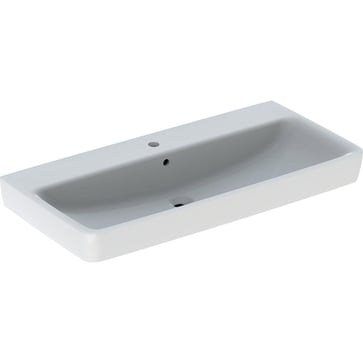 Geberit Renova Plan håndvask, 1000 x 480 x 185 mm, hvid porcelæn KeraTect