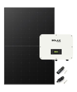Solax El pakke 15kW hybrid inverter ultra  38 stk 460Wp all black paneler