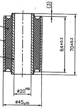 Vibrationsdæmper 001 18 127/104