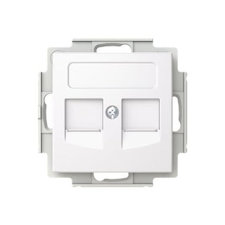 Saga dataudtag Keystone blank hvid