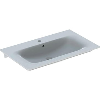 Geberit Renova Plan håndvask, 800 x 480 x 168 mm, t/møbel, hvid porcelæn KeraTect