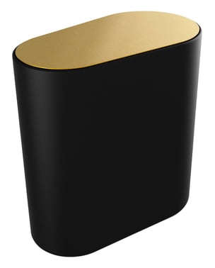 Pressalit Style toiletspand vægh bør messing/sort