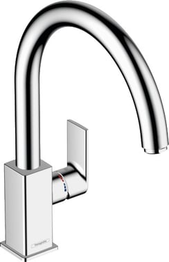 hansgrohe Vernis Shape M35 1-grebs køkkenarmatur 260, 1jet, krom