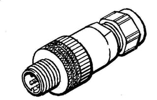 Hanstik, lige 8.pol. M12 M12-C04