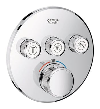 GROHE Grohtherm SmartControl termostat udv. del, rund 3SC, krom