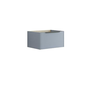 Dansani Mido vaskeskab 60x32 cm m/1 skuffe, glat blå mat