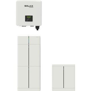 Solax inveret og batteri pakke 6kW hybrid inverter G4 med 9 kWh Batteri.
