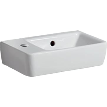 Geberit Renova Compact håndvask t/møble,  400 x 250 x 150 mm, hvid porcelæn KeraTect