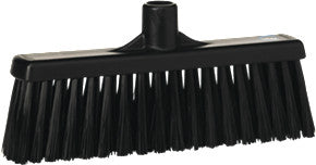Vikan Fejekost med ret gevind 310mm Medium sort