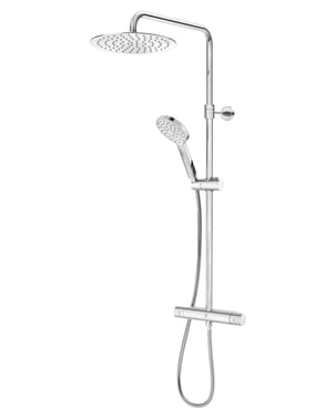 GBG Nordic Round brusersæt med term cc150mm krom