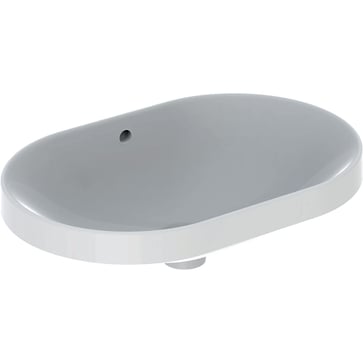 Geberit Variform håndvask 600x400x178mm nedf hvid porcelæn