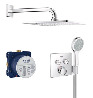 GROHE Grohtherm SmartControl sampak til indbyg., firkant 2SC, krom