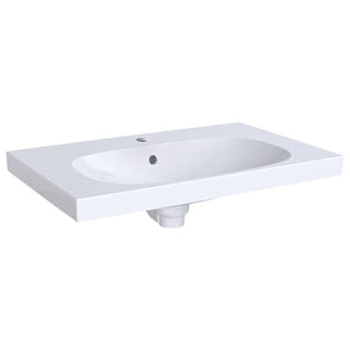 Geberit Acanto håndvask 750x168x482mm t/møbel/bolt hvid porcelæn KeraTect