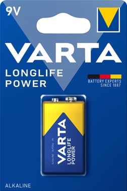 Varta batteri Longlife Power 9V 1-STK