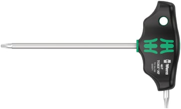 Wera 467 TORX® HF tværgrebs-skruetrækker med holdefunktion TX 10 x 100 mm