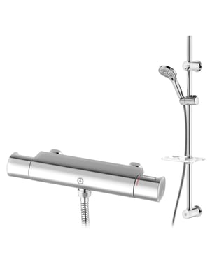 GBG Atlantic 2.1 brusesæt med term cc150mm krom