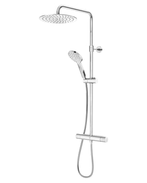 GBG Atlantic Round brusersæt med term cc150mm krom
