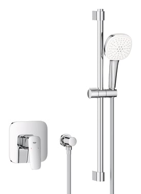 GROHE Cubeo Indbygningsbrusesystem med Tempesta 110 forkromet