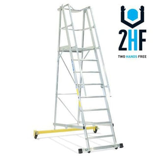 Stigeplatform foldbar 8 trin 2,10 m