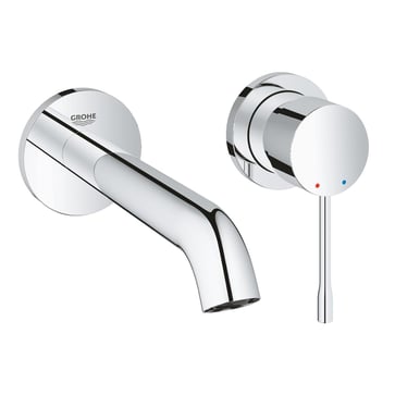 GROHE Essence New etgrebs håndvaskarmatur 1/2/183 mm tud /væg, forkr messing