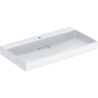 Geberit ONE håndvask 90 x 48 cm m/hanehul, hvid/KeraTect, blank hvid