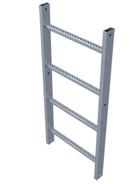 Fast stige galvaniseret 1,96 m