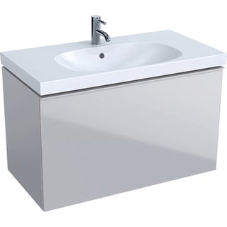 Geberit Acanto vaskeskab 890x535x475mm 1skuffe sand-grå spånplade lak