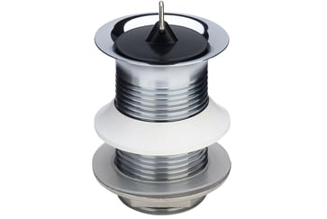 Viega bundventil u/overløb 114"" x 60 mm x 70 mm messing forkromet