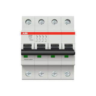 Automatsikring 0,5A 4P D-karakteristik, S204M-D0,5