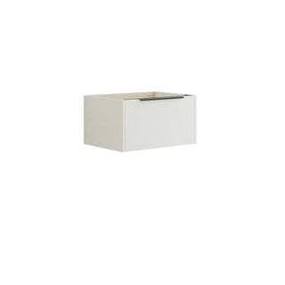 Dansani Mido vaskeskab 60x32 cm m/1 skuffe, stribet hvid mat