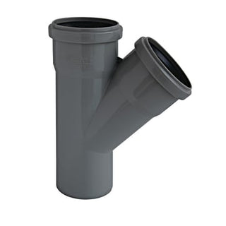 Ht-Pp ((Amax Pro)) Ø110 mm X 110 X 45° Grå Gren