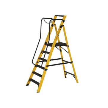 Stigeplatform glasfiber 6 trin 1,27 m