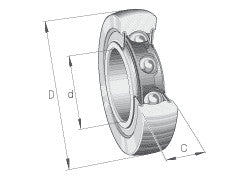 Løberulle INA LR208-2RS