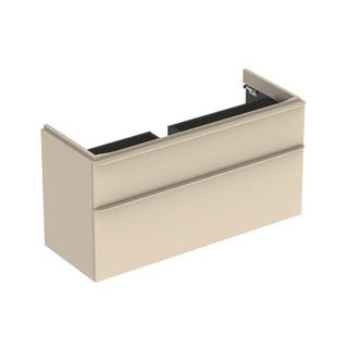 Geberit Smyle vaskeskab 1184x617x470mm 2skuffer sand-grå spånplade lak 500.355.JL.1