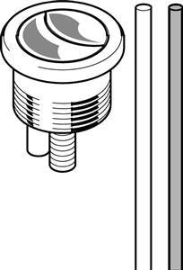 Geberit trykknap til Villeroy & Boch