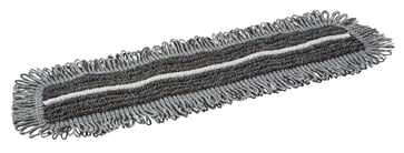 Vikan Damp 47 Dark mikrofibermoppe Hook & Loop 40 cm grå