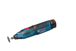 Blå Bosch 12v multiværkøj gro 35 2x2ah