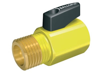 Ballofix m/håndtag muffe/nippel 3/8"" - GAS
