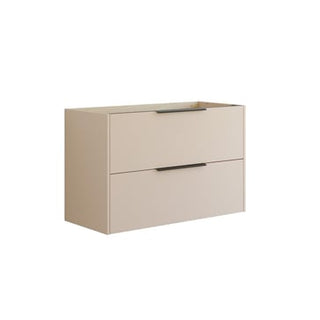 Dansani Mido vaskeskab 100 cm m/2 skuffe, glat sand