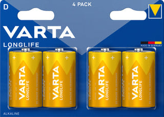 Varta batteri LONGLIFE D 4-PAK