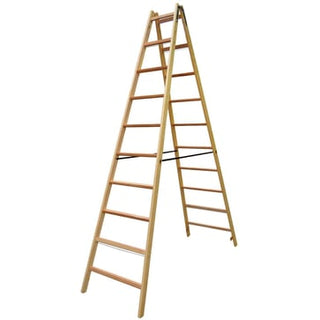 Wienerstige træ 2 x 14 trin 4,08 m