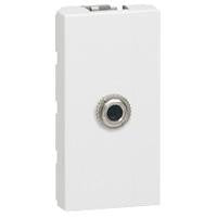 Multimedieudtag Mosaic Mini-Jack 3,5mm hun lodde 1M hvid