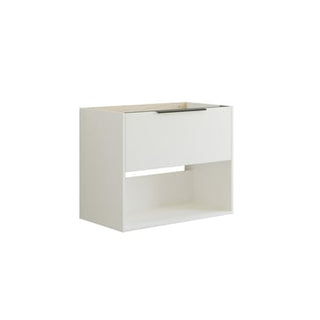 Dansani Mido vaskeskab 80x64 cm m/1 skuffe, glat hvid mat