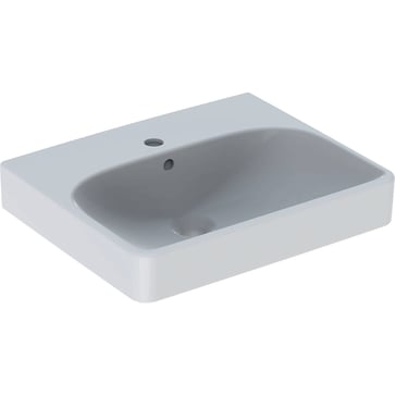 Geberit Smyle håndvask 500x160x410mm t/møbel/bolt hvid porcelæn KeraTect