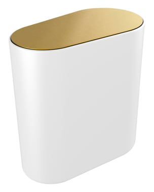Pressalit Style toiletspand vægh bør messing/hvid