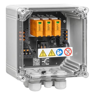 PV Combiner Box, 1100 V, 1 MPP, 3 Inputs / 3 Outputs per MPP, overspændingsbeskyttelse I / II, Cable