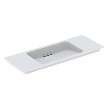 Geberit ONE håndvask 105 x 40 cm u/hanehul, hvid/KeraTect, blank forkr