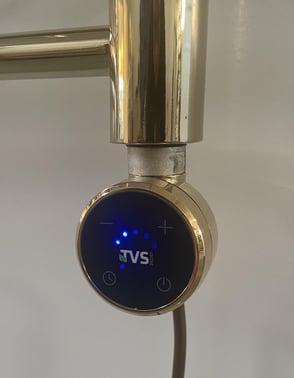 TVS EL 300 varmelegme m/timer, guld ((PVD))