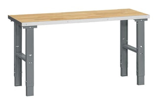 WFI filebænk HD 500 m/egeparketsbordplade 1600x600 mm